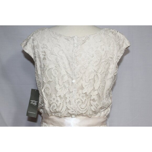 Sally Bridesmaid Dress #8794-All Lace-Sizes L,3X-Champagne Gold-New W/Tags - Picture 4 of 5